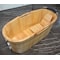 Alfi Brand AB1163 61" Free Standing Wooden Bathtub W/ Cushion Headrest AB1163 - alternate 6